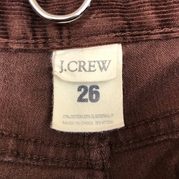 J.Crew | Brown Corduroy Jeans Size 26 - Picture 5 of 5